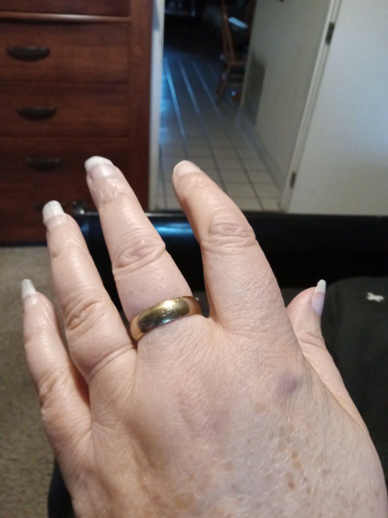 Wedding Ring Not Sure The Size Think About8or9.  5 Dollars