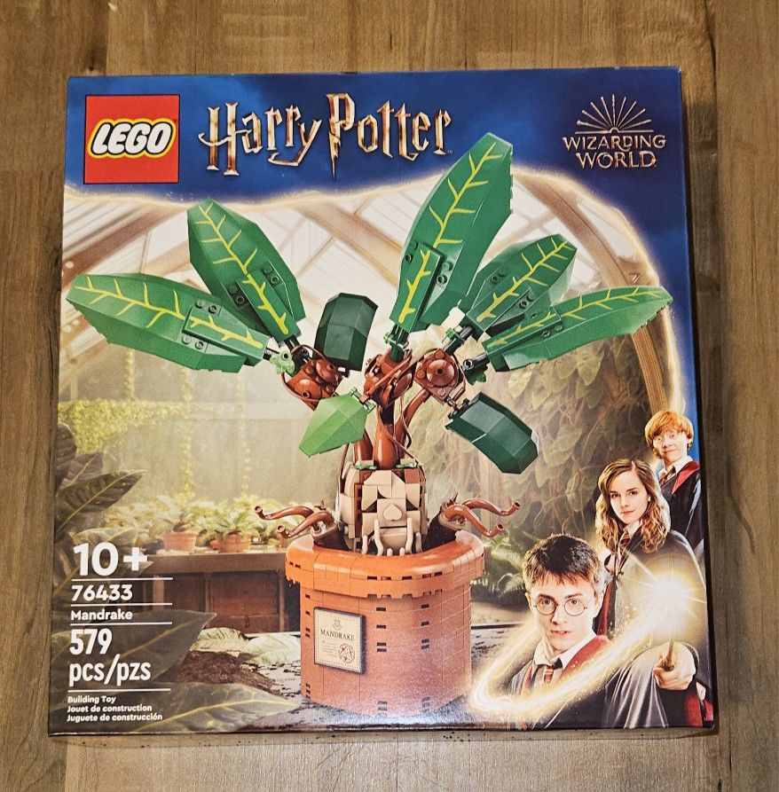 LEGO Harry Potter Mandrake Figure & Pot Plant Toy 76433
