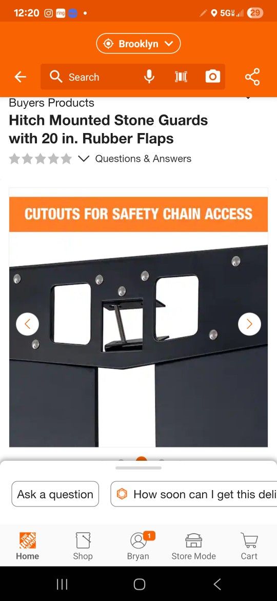 Buyers Products
Hitch Mounted Stone Guards with 20 in. Rubber Flaps