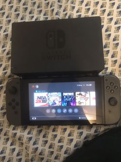 Black Nintendo switch