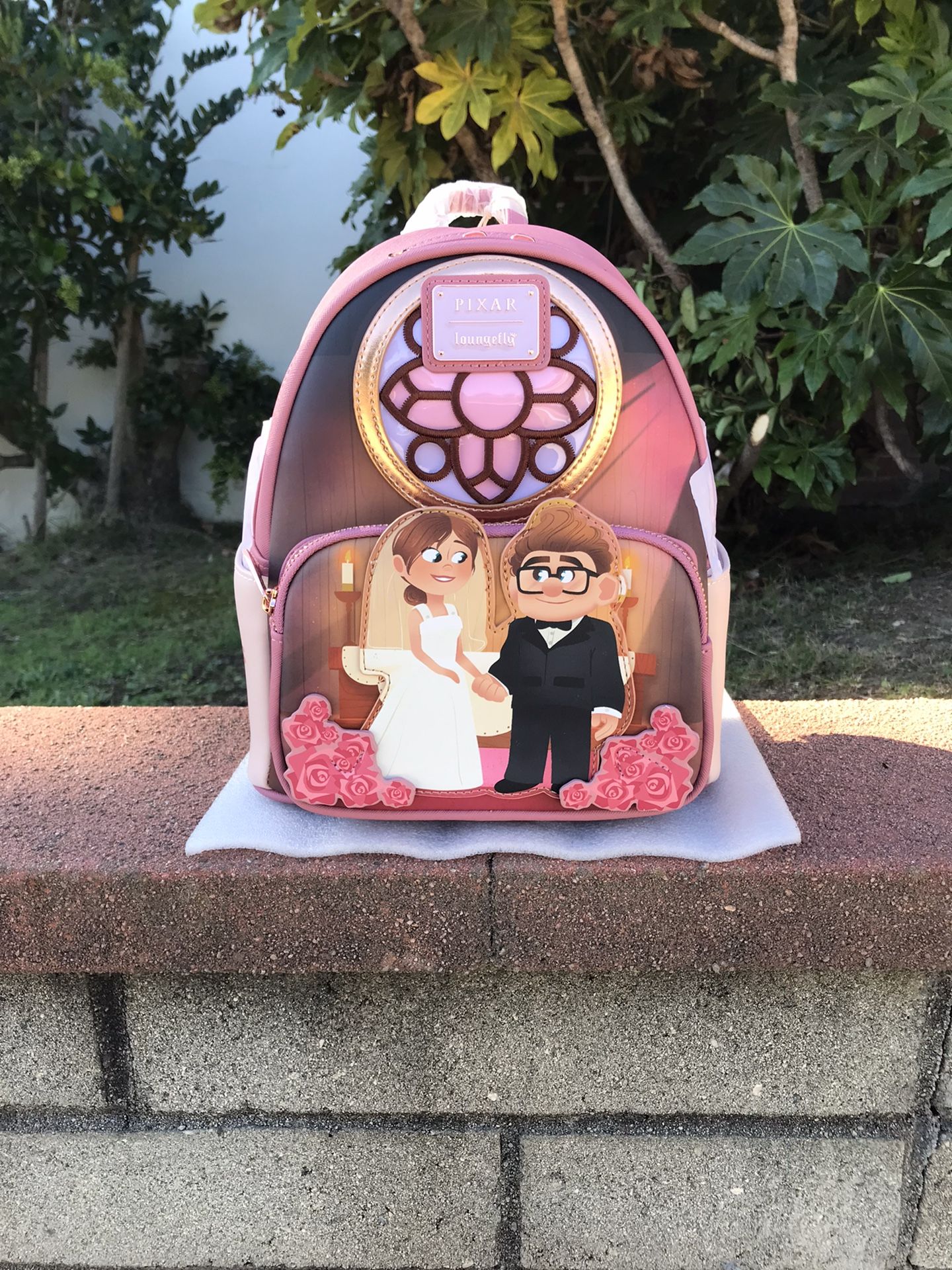 carl and ellie mini backpack Pixar Up Mailbox Paint tone hardware Disney UP Movie Mini Backpack