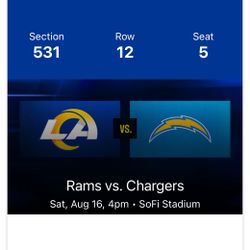 Rams Vs Chargers