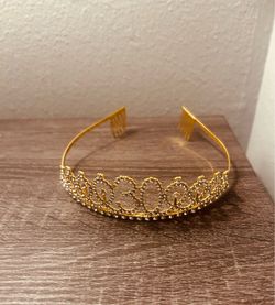 ✨ NEW Gold Rhinestone 30th Birthday Tiara Crown