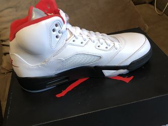 Retro 5 Fire Red