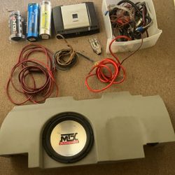 car aduio package subs and amp