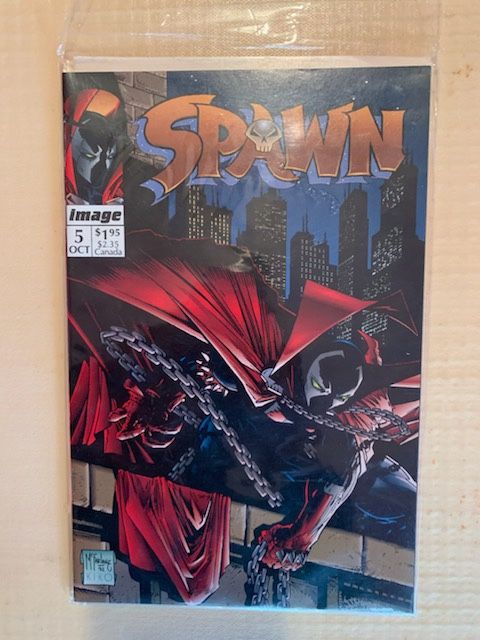 REDUCED - Spawn Comic Collection #1-5 plus Action Figure