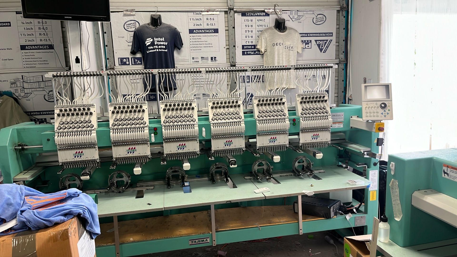 Tajima 6 Head 15 Needle