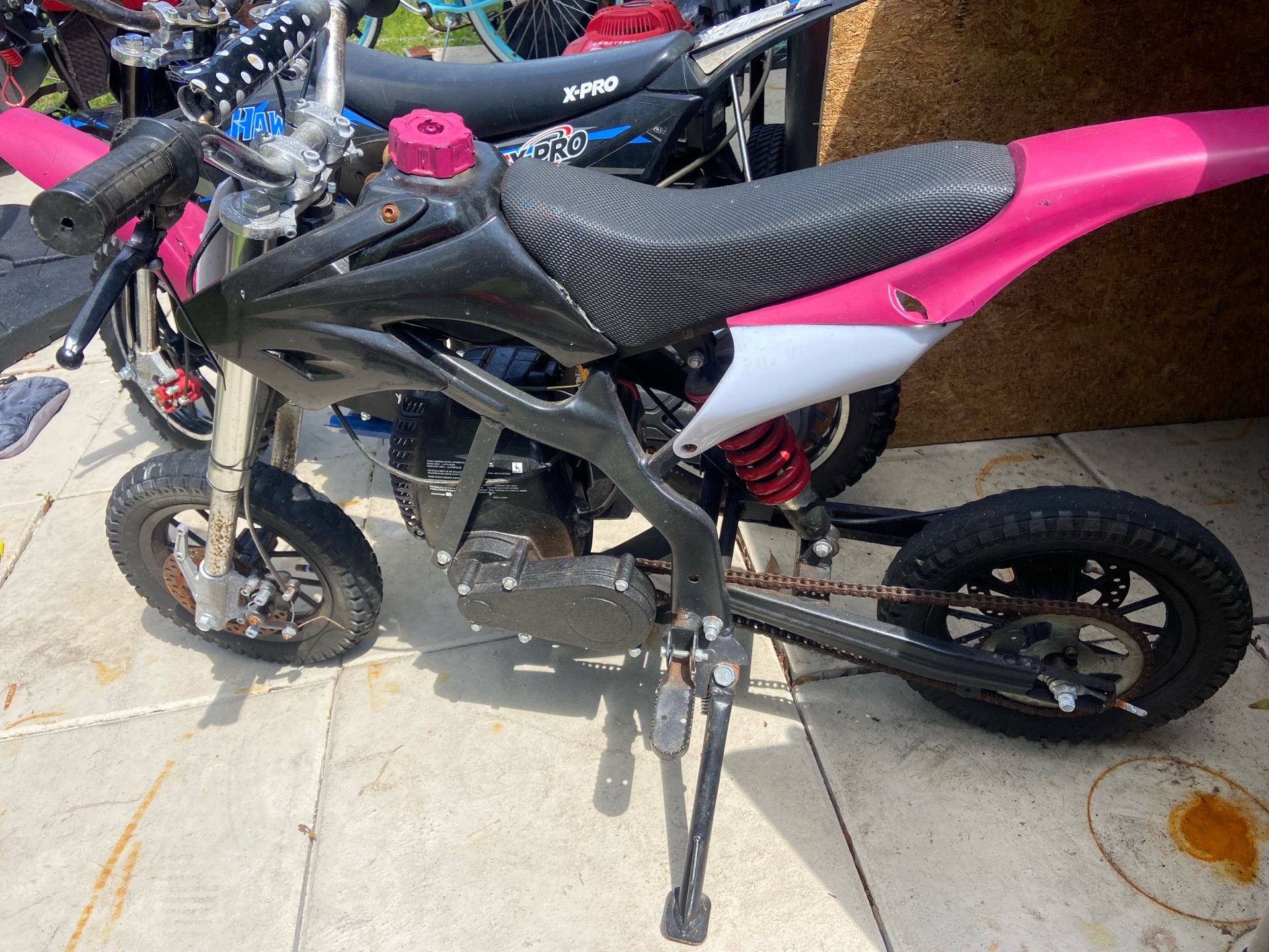 Gas power dirt bikes