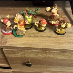 6 Donkey  Kong Amibos For Nintendo