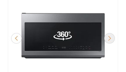 Samsung
2.1 cu. ft. 1000 W Fingerprint Resistant Stainless Steel Over-the-Range Microwave with Wi-Fi