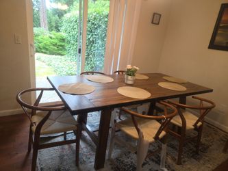 Rustic Wood Dining Table