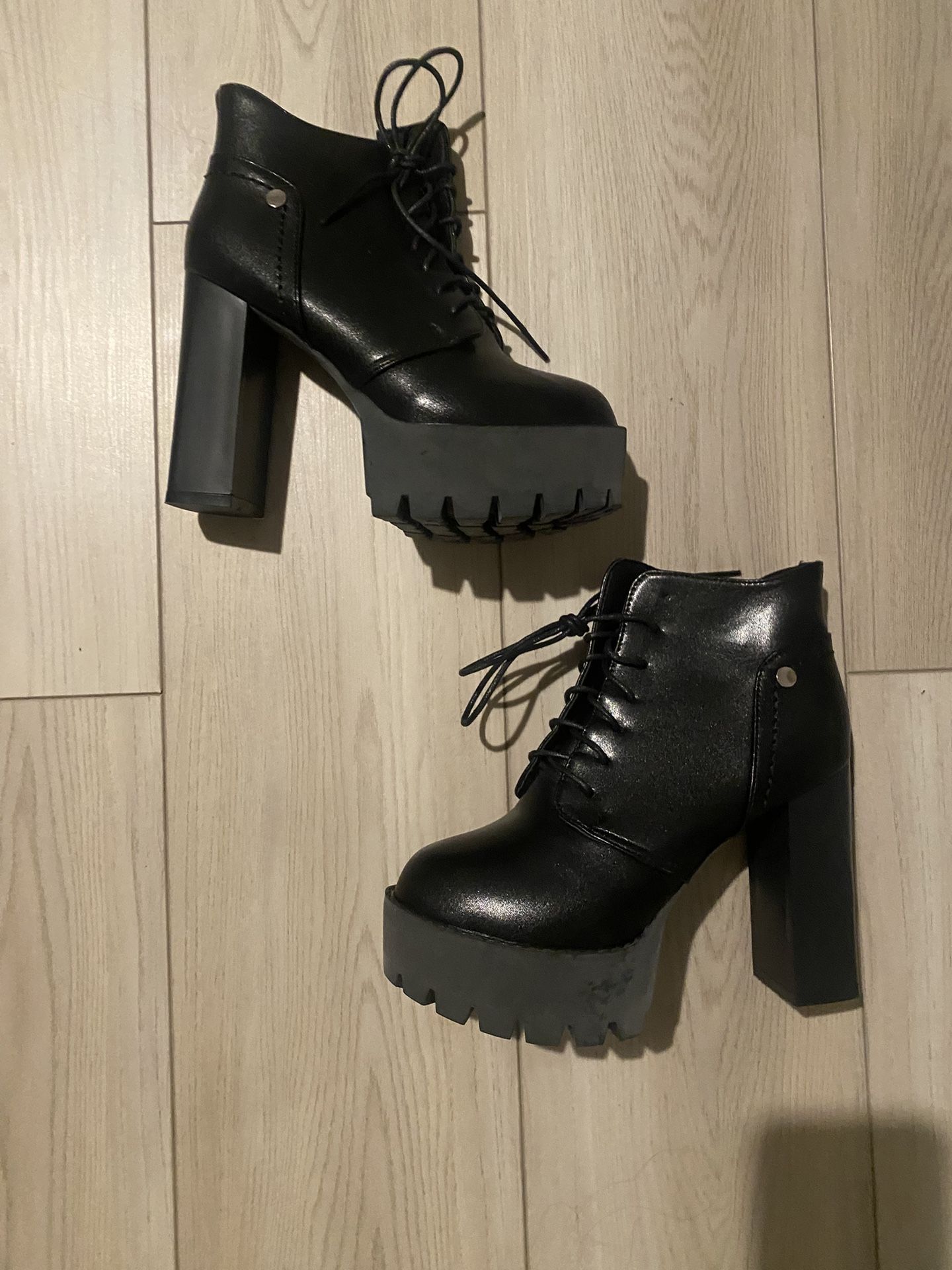 New In Box Black Boots