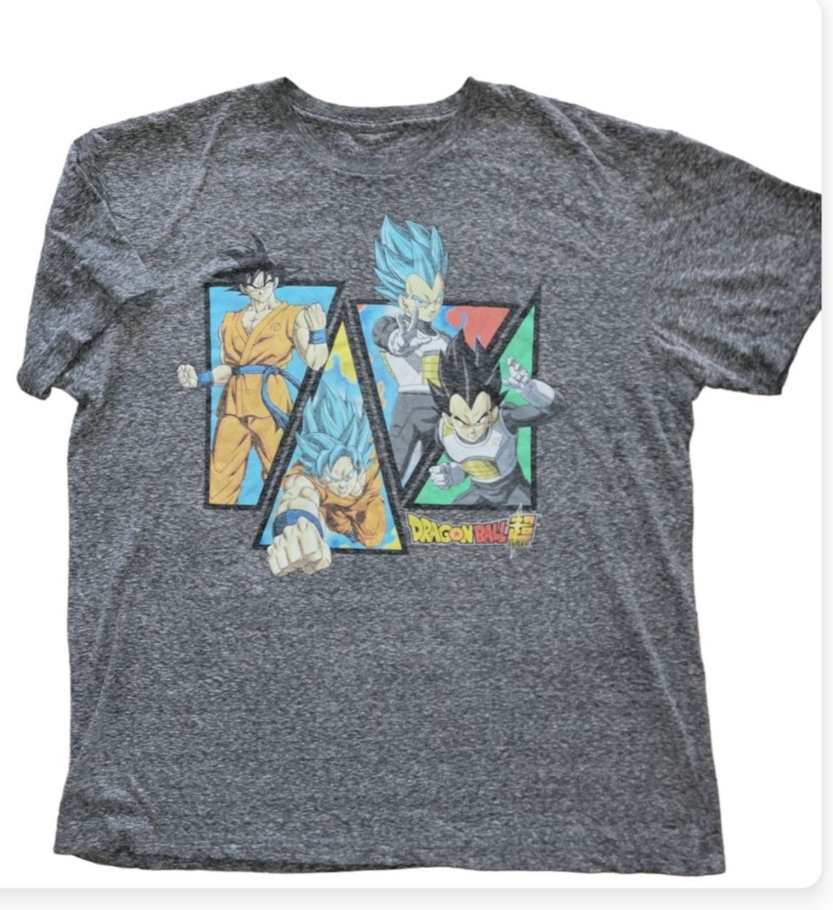 Dragonball Z Japan Anime Toei Animation Goku Logo T-shirt Mens Size XL Dark Gray