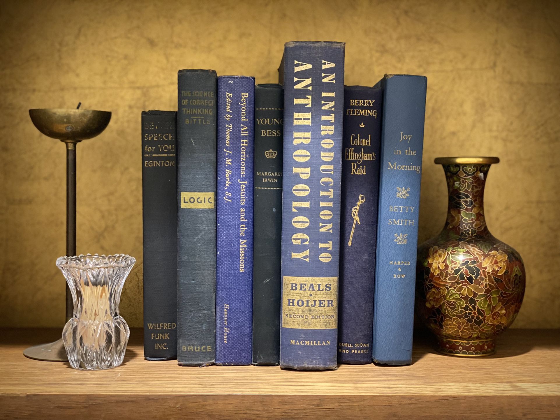 Vintage Blue Book Set 