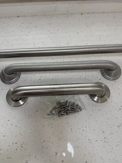 Shower Safety Bars 3 Different Sizes. USED