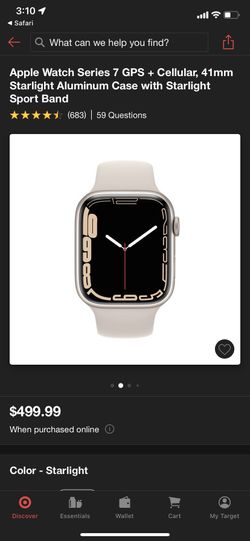 Apple Watch Series 7 45MM GPS Cellular