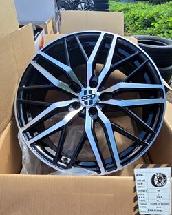 Rines Nuevos SPD SPD-020 20x8.5 (5x114.3) Negro Brillante Maquinado