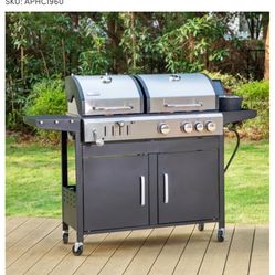 BRAND NEW IN BOX GASS AND CHARCOAL GRILL