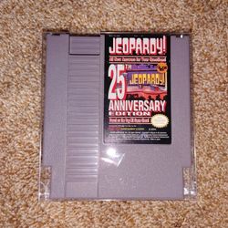 Jeopardy 25th Anniversary Edition Nes With Manual 