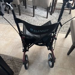 Elenker walker with armrests