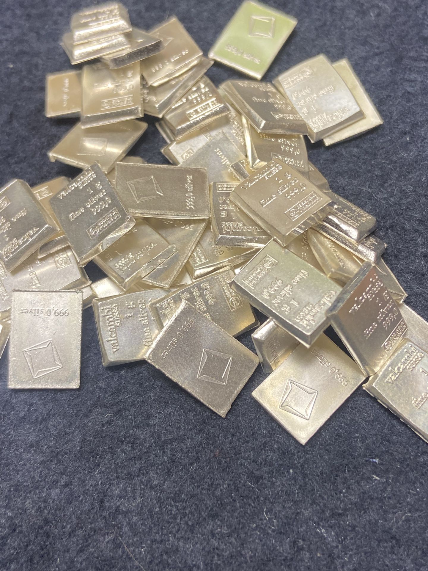 Valcambi 1 Gram Silver $6 Each / 50 Available /- Send Me Your Offer-/