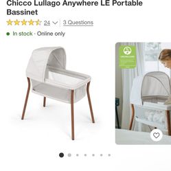 Chicco Lullago Bassinet Portable Machine Washable