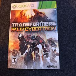 Transformers Fall Of Cybertron Xbox 360