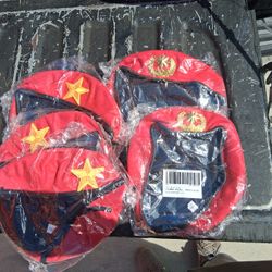Red Sailor Beret Hat 