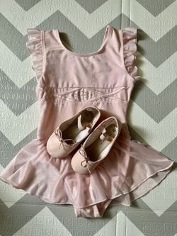 Toddler Ballet Leotard And Shoes  