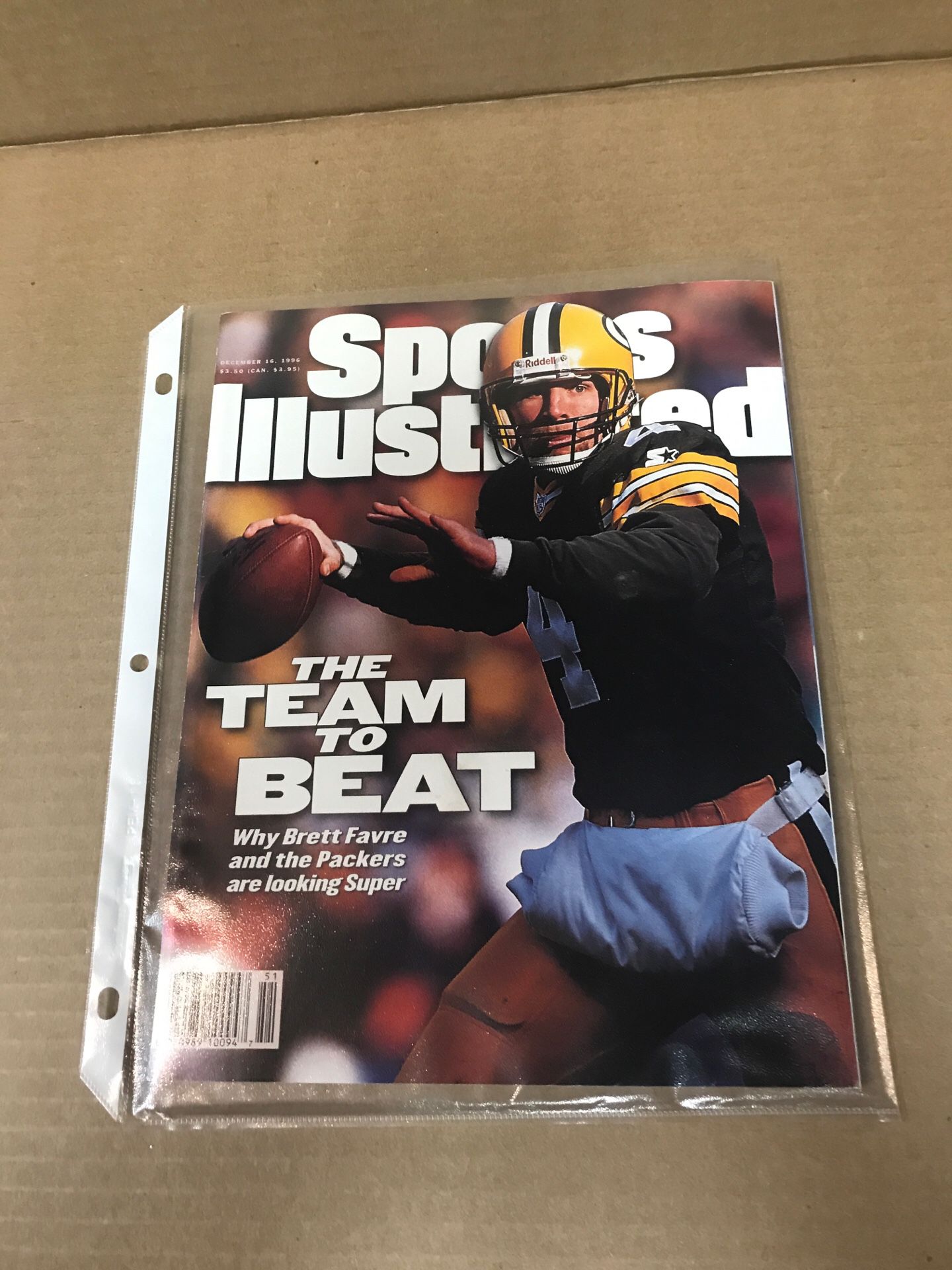 Sports Illustrated Dec. 16, 1996 The Team To Beat