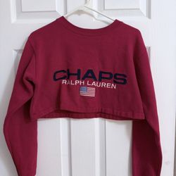 Ralph Lauren Chaps Cropped Pullover