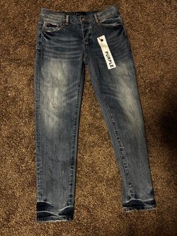 purple jeans