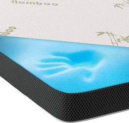 3 Inch Memory Foam Mattress Topper King Size, 76 x 80 Inches, Breathable Bamboo-Blend Cover, CertiPUR-US Foam, Medium-Firm