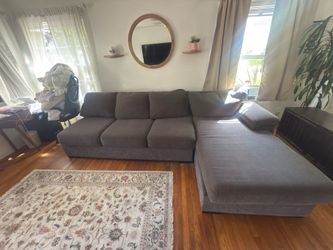 L shaped couch great condition
