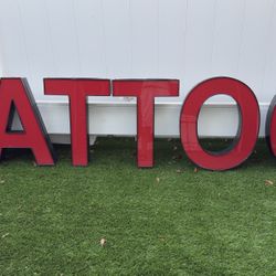 🔥 Professional LED “TATTOO” Sign – Large Size 🔥