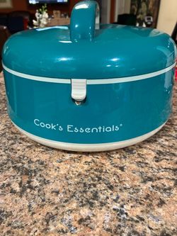 Cook’s Essentials 3.5 Qt Thermal Cook & Carry – Stainless Steel Pot – Teal
