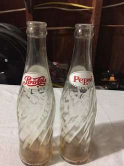1960’s Pepsi bottles 10 oz