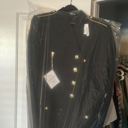 Male Army Service Uniform ASU Dress Blue Enlisted Coat Jacket 43L  Regular Classic  Armor