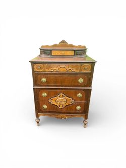 NY: Antique Victorian Walnut Cabinet