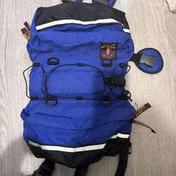 Outward Hound Blue Black Dog Backpack Pet Travel Gear Adjustable Harness Vesti