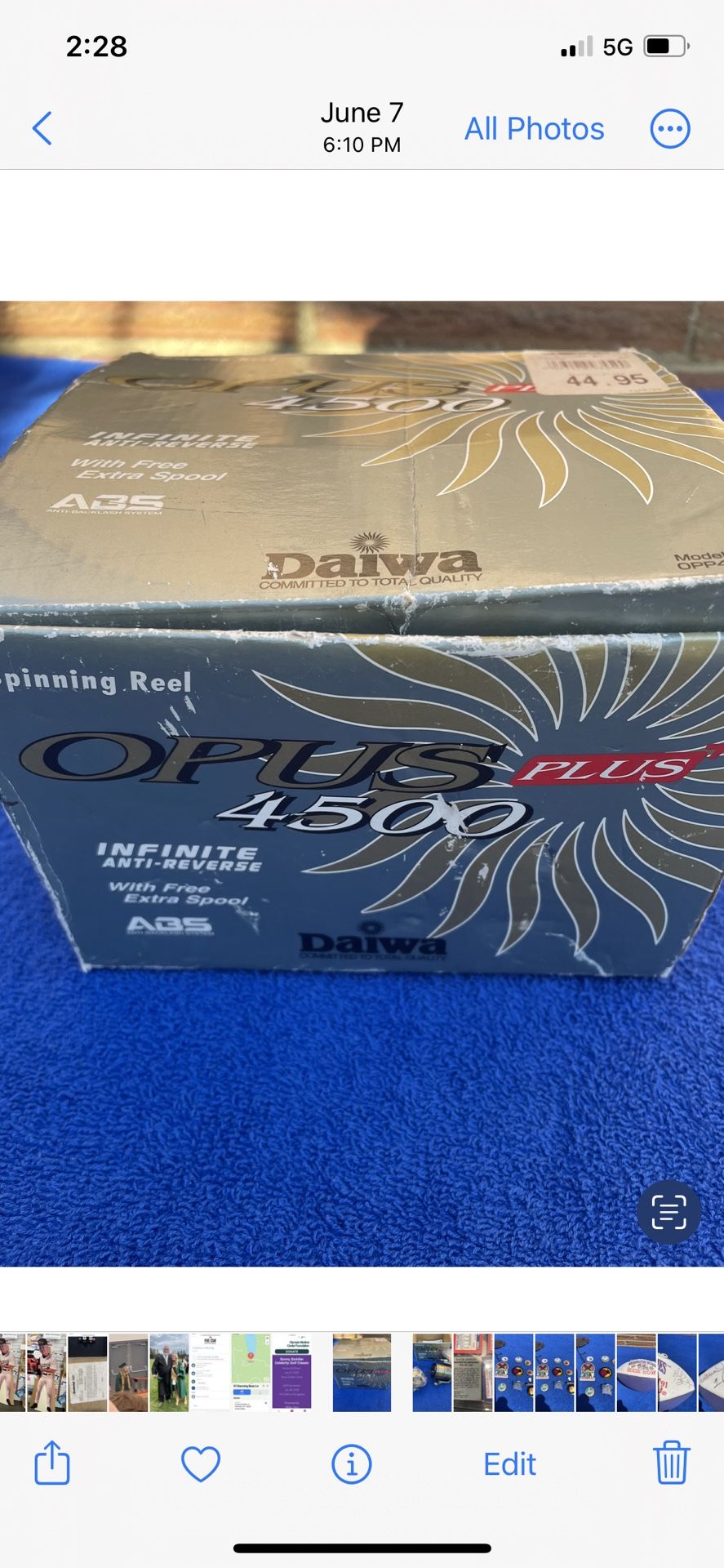 Daiwa Opus 4500 Fishing Reel