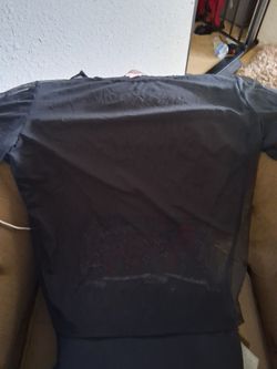 Victoria's Secret sheer black mesh top