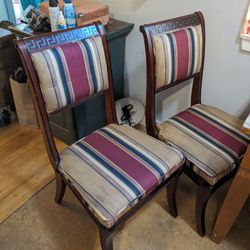 Upholstered Wooden Chairs