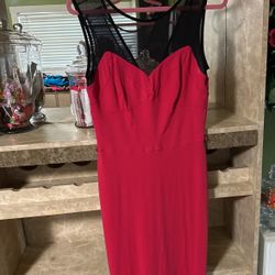 Bebé Red And Black Dress M