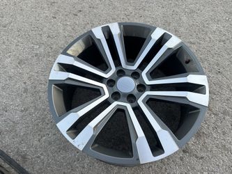 Only 2 Wheels available 24” GMC Denali Wheel 24 Replica Rim 6 Lug Factory original Replicas Reps Silverado Tahoe Yukon Sierra 24x10 Rin Tire