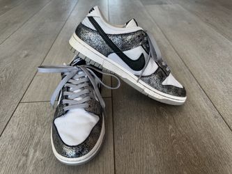 NIKE Dunk Low Golden Gals Metallic Silver Women's Shoes Size 8 EUR 39 DO5882-001
