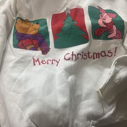 winnie pooh christmas seeatshirt