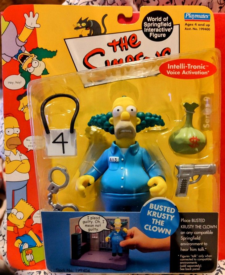 Simpsons Sealed Vintage Action Figure