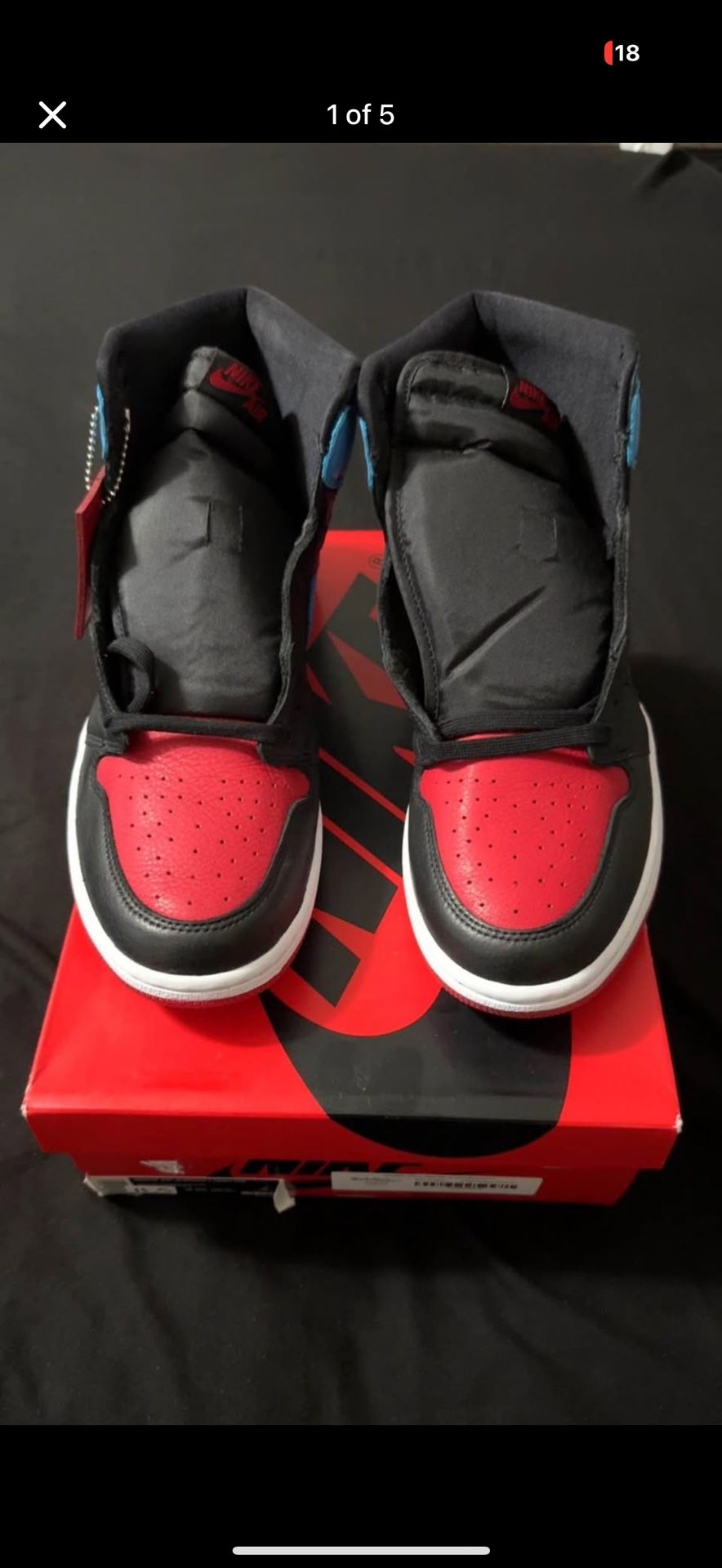 UNC TO CHI AIR JORDAN 1