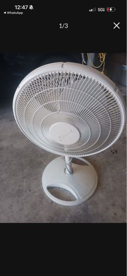 Oscillating Pedestal Fan - Adjustable Height & Speed